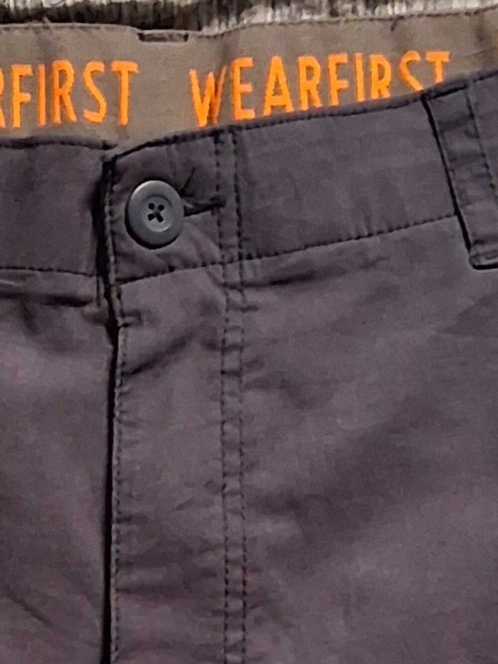 Size 36 WearFirst Men’s Navy Blue Stretch Utility Cargo Shorts
